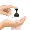 Dispensador de sabão líquido 4 pcs bomba dispensar garrafas de reposição de garrações de lavagem corporal fluido de lavagem das mãos