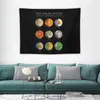 Tapestries The Solar System Tapestry Wall Hanging House Decoration Decor Living Room