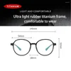 Lunettes de soleil TR90 CHEPLASSES DE TITANIUM Cadre des verres d'ordonnance rond