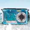 Bags Waterproof Digital Camera Dual Screen Underwater Digital Camera Selfie Video Recorder for Swimming Underwater Dv Recording