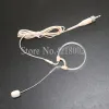 Microfones Skin Ear Hook Omnidirectional Headset Microphone For Sennheiser Wireless BodyPack Sändar Head Headset Mic