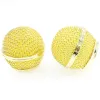 Microphones New Replacement Gold Plated Mesh Ball Head Mesh Microphone Grille for SM 58 BETA58 Golden Plated 10PCS