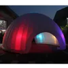 10x10x4,5 mh (33x33x15ft) Dostosowany namiot nadmuchiwany białe powietrze z LED LED Oświetlenie Giant Wedding Pavilion Igloo Party