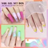 Gel arte clavo vernis à ongles en gel 24pcs / lot 8 ml SAVE OFF UV LED Nails Vernis Set Semi Permanent Nail Art Gels Box Box Kit