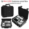Drönare DJI Mini 3 Pro Storage Box Explosion Proof Box Waterproof Hard Shell Safety EVA SUCKSOFT SÄKERHET Ny produkt