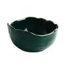 BOILS GOLD BIGHT Creativity Bowl European Set Set Light Luxury Emerald Color Sopa Salada de Cerâmica Ramen Tableware de Ramen