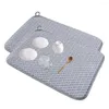 Table Mats Microfiber Dish Drainer Large Drying Absorbent Kitchen Counter Pads For Countertops Sinks