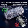 Tight Silicone Automatic Blowjober Handsfree Pocket Pussy Underwear Mens Soft Durable Material Men's Handheld Electric Pocket Pussy for Male Toy