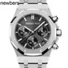 Luxury APS Factory Audemapigue Watch Swiss Mouvement Epic Royal Oak Clockwork 41mm Watch en acier (26240st.OO.1320ST.02) LHB4