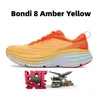 2024 Hot Pink Cloud Running Shoes Clifton 9 Bondi 8 One Movement Tan Beige Orange Kawana svartvitt kol tennisskor Män Sneakers Storlek 36-45