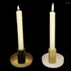 Titulares de vela forjou ferro simples portador de cores Candlestick Party Decoração de fundo para férias de casamento