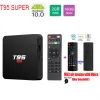 Box T95 Super Android 10.0 OS Smart TV Box Allwinner H3 Chipest 2GB DDR3 16 Go ROM Clavier vocal en option 2.4g WiFi 100m LAN PORT