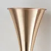 Party Decoration AbSf trumpet Form Metal Vase Wedding Table Centerpiece Road Lead Flower Stand High for Decor