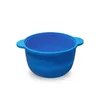 Reusable Waxing Pot Bowl Heat-resisting Silicone Bowls Hair Removal Wax Warmer Pot Hair Stylinng Dying Mix Color Bowl