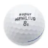 12 pc's golfballen 3 kleurenlijnen richten super lange afstand 3-piecelayer bal voor professioneel concurrentiespel Brand 240328