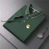 2024 Erkekler Malbon Polos Golf Gömlek Hızlı Düzenleme Nefes Alabilir İş Polo Yaz Yüksek Kaliteli Kısa Kollu Kısa Kollu Top Giyim Tshirt High End Marka 4117