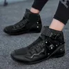 Chaussures à vélo de haute qualité Bottes de moto professionnelles de style de rue de haute qualité en cuir Motorcycl