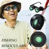 Наружные очки Черный рыбацкий телескоп походные инструменты Высокая определение ночное видение бинокли очки подарок металл