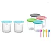 Bowls Ice Cream Pints tasse pour ninja nc299am c300s série réutilisable peut stocker des gelato