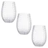 Cuilles jetables Paies 3 PCS Verres en plastique transparents