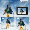 Camera's Eken H11 Actie Camera 4K 60fps 20MP EIS 2.0 Dual Screen Touch LCD WiFi Waterdichte afstandsbediening 4x Zoom Sports Cam Surfing