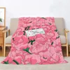 Couvertures couverture de canapé décoratif de vie rose pour salon