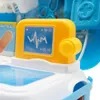 17pcs Kids Fingt Doctor Set Set Portable Kit Kit Toys Classic Giochi di ruolo per bambini regali 240407