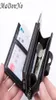 RFID CADホルダーメンウォレットビンテージレザーショートマネーバッグ男性財布コインポケットマジックアップバレットウォレットドロップ1658942
