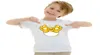 Let Me Go Letters Gudetama Print Funny T Shirts Kids Lazy Egg Tops pojkar Girls Sportkläder Grafik Tee1869835