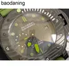 Dla patelni luksusowe męskie mechaniczne szwajcarskie automatyczne ruch Sapphire Mirror 47 mm importowany gumowy pasek obserwacyjny Włochy Sport zegarki 6mje