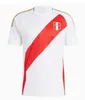 2024 Peru Soccer Jerseys Colombia Football Shirts Venezuela Jerseys 25 Uniform Copa America Men Shirts Chile Uruguay Ecuador Football Jersey Cuevas Sosa Fernandez