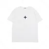 Nouveau homme Brand T-shirt Island Classic Style Couple Circular Letter Logo Imprimé Tees Stone Fashion Simple Coton Coton décontracté COSEV SHEEVE TEE TEES M-XXL 01