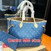 2024designer Handbag Tote Leather Women Shoulder Bag Shopping Carryall Graceful Mm Gm Pm Denim