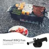 Tools 2 Pcs Blower Camping Picnic Supplies Accessories Hand Crank Air Fire Plastic Grilling