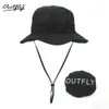 outfly bucket Hat Summer Ladies Fashion Sun Hat折りたたみ折りたたみ折りたたみ式短いブリムライト通気性アウトドアマンクールハットマルチシーン55-60cm 240325