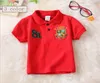 Cute Baby Boys Girls Cotton Tshirts Summer Kids Short Sleeve Tshirt Children Casual TurnDown Collar Shirt Child Tops Tees Child3787085