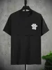 Herren T-Shirts Gute Dinge Nehmen Sie sich Zeit Lustiger Brief Graphic Men T-Shirt Modekleidung Baumwolltippen Sommer-T-Shirt Übergroßes T-Shirt H240408
