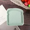 Opslagflessen lunchbox Eenvoudige schone toastvorm met deksel dagelijks gebruik dessert container brood sandwich case