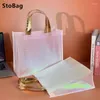 Geschenkwikkeling Stobag Laser Niet geweven tas Groothandel verpakking Kleding Bloemen voor bruiloft Verjaardag Kinderen Party Baby Shower Moederdag