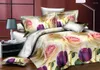 Bedding Sets Bed Linens Rose Jacquard Deluxe 3d Comforter Sheet Quilt Cover Pillow Winter Home Textiles Clothes