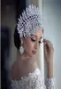 Luxur Crystal Bridal Tiara Wedding Hair Jewelry Golden Rhinestone Bridal Hair Accessories Wedding Headpieces2858204