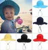 5pcs çocuklar bebek güneş şapkası kova şapka şapkası 4m6y 14 renk kızlar kızlar moda net şapka ayarlama vizör kapakları çocuklar butik saç ACC3255721
