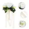 Flores decorativas Mesa de jantar de casamento artificial Buquês de noiva para a noiva PP Floral Bridesmaid