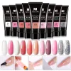 Gel Poly -Nagel -Gel -Set mit 6W LED/UV -Lampe Full Manicure Set Schnellverlängerung Nagel Gel Kit Gebäude Polygels Set für Nagelkunstwerkzeugkit Set