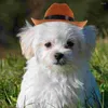 Disfraces de gato Sombrero de vaquero para perros para el perro para el cachorro resistente al desgaste.