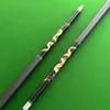 12 Split Carbon Fiber Pool Cue Shafts Chinese Royal Hushållsstil Golden Dragon Mönster Designer Biljard Stick 240325