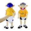 Jeffy Hand Puppet Cartoon Plashhie Toy Bambola ripieno di figurine morbida per figurine per le ventola educational Playhouse Fans Regalo di compleanno 240329