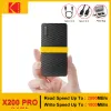 Drives Kodak X200 Pro Portable Ssd 2tb 1tb Usb 3.1 Typec External Drive Hard Disk 512gb 256gb Solid State Drive for Laptop Book Pc