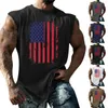 Heren t shirts zomer solide kleur t-shirts eenvoudig geprint zweet-absorberen ademende schouderuitbreidend mouwloos vest camisa masculina