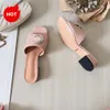 Tasarımcı Sandallar G Kadın Ayakkabı Siyah Slingback Topuklu Ayakkabı Ayakkabı Kadın Tasarımcı Pompası Tıknaz Ayak Bileği Strap Lady Elbise Ayakkabı Ayakkabıları Günlük Stil İtalya Eur 34-42